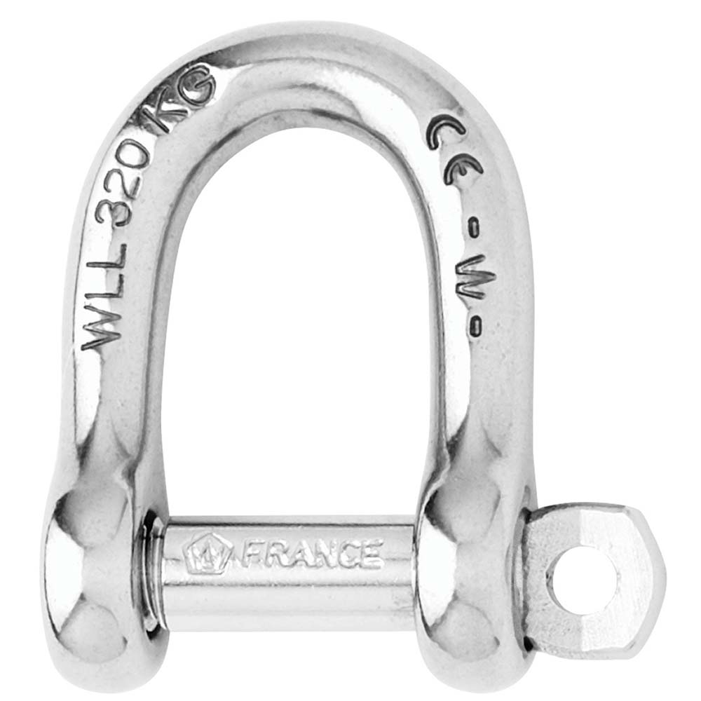 Wichard Self-Locking D Shackle - Diameter 10mm - 13/32" - Boat Gear USA