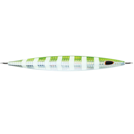 Williamson Kensaki 120 Jig - 5.25" - 4.25oz - UV Green Sardine Zebra - Boat Gear USA