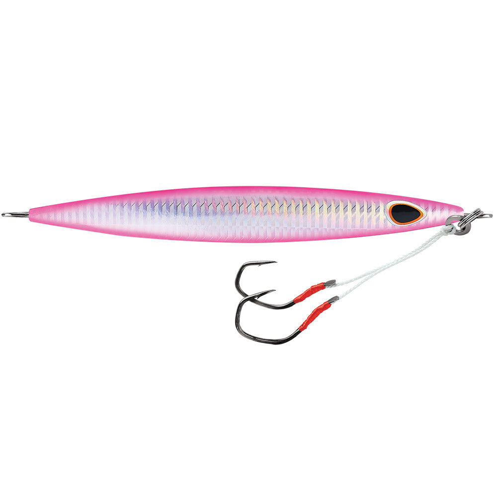 Williamson Kensaki 280 Jig - 7.25" - 9-7/8oz - Silver Pink Zebra - Boat Gear USA