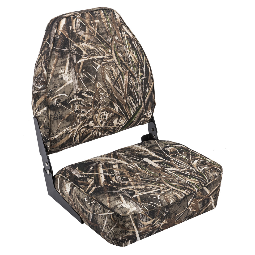 WISE SEATING - HIGH BACK CAMO BOAT SEAT - 8WD617PLS-733 - Boat Gear USA