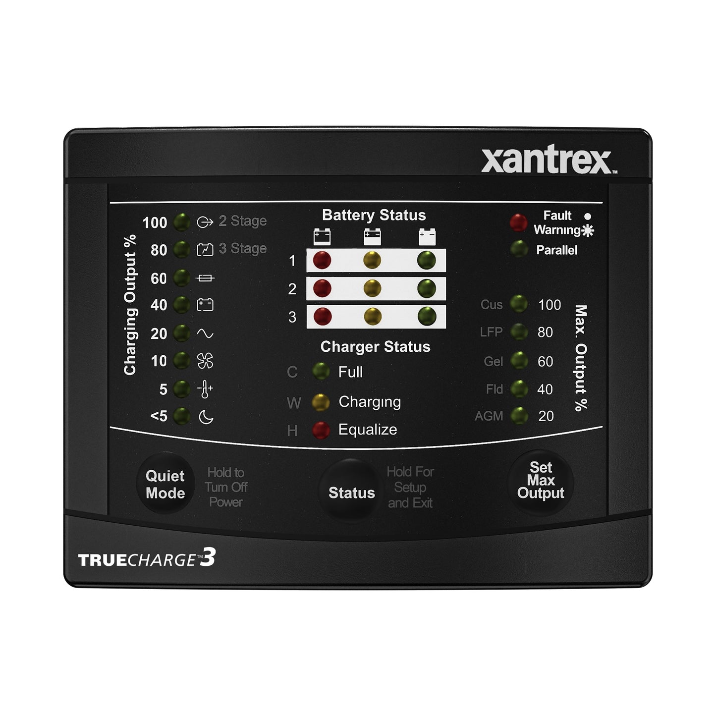 Xantrex 808-8040-10 Remote Panel F/tc3 Chargers - Boat Gear USA