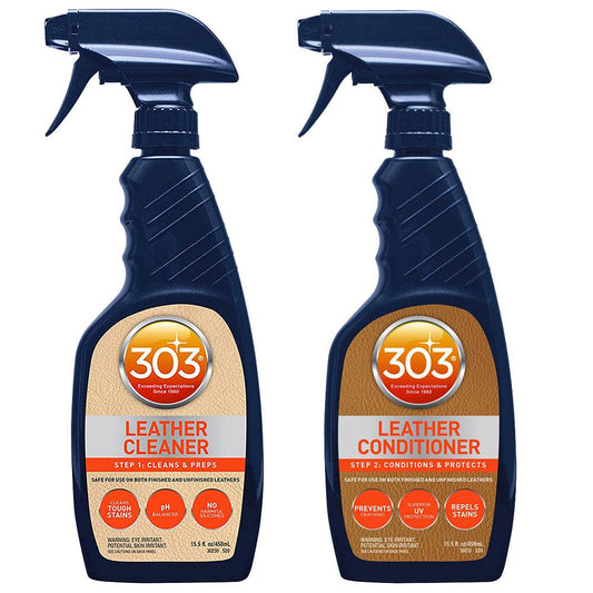 303 Leather Cleaner & Conditioner Kit - Boat Gear USA