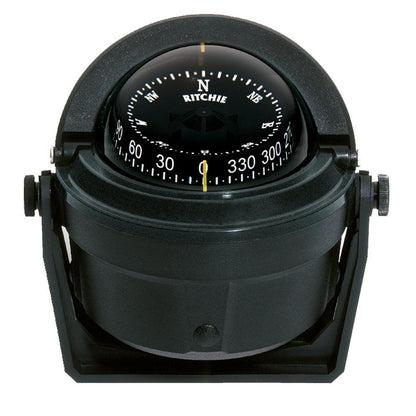 Ritchie B-81 Voyager Compass - Bracket Mount - Black - Boat Gear USA