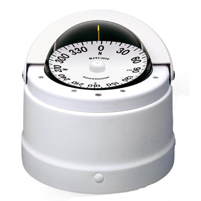 Ritchie DNW-200 Navigator Compass - Binnacle Mount - White - Boat Gear USA