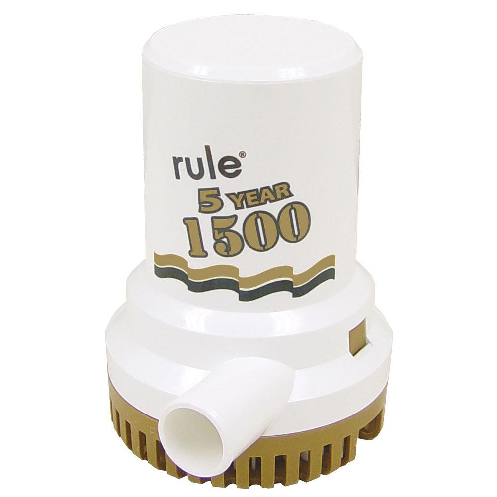 Rule 1500 G.P.H. "Gold Series" Bilge Pump - Boat Gear USA