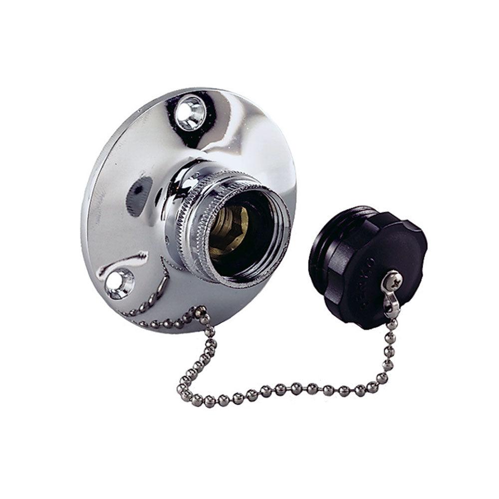 Perko Water Inlet Fitting w/Plug - Boat Gear USA