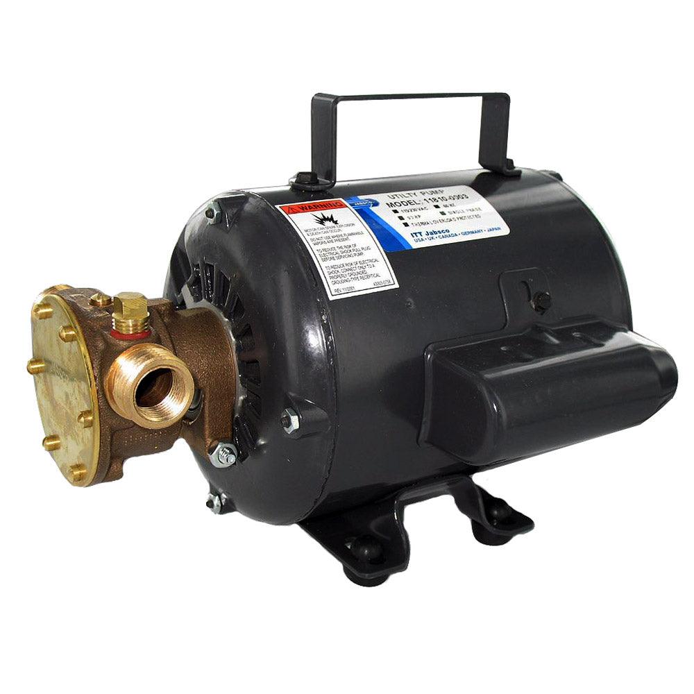 Jabsco Bronze AC Motor Pump Unit - 115v - Boat Gear USA