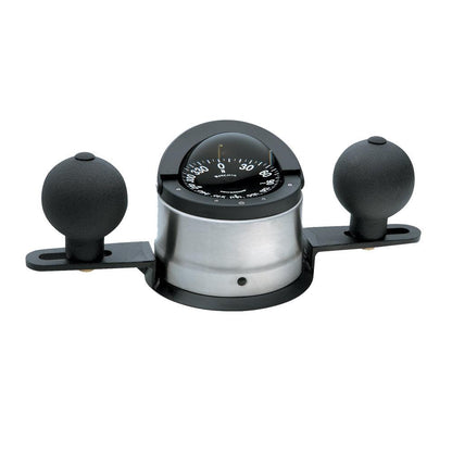 Ritchie B-200P Navigator Steel Boat Compass - Binnacle Mount - Stainless Steel/Black - Boat Gear USA