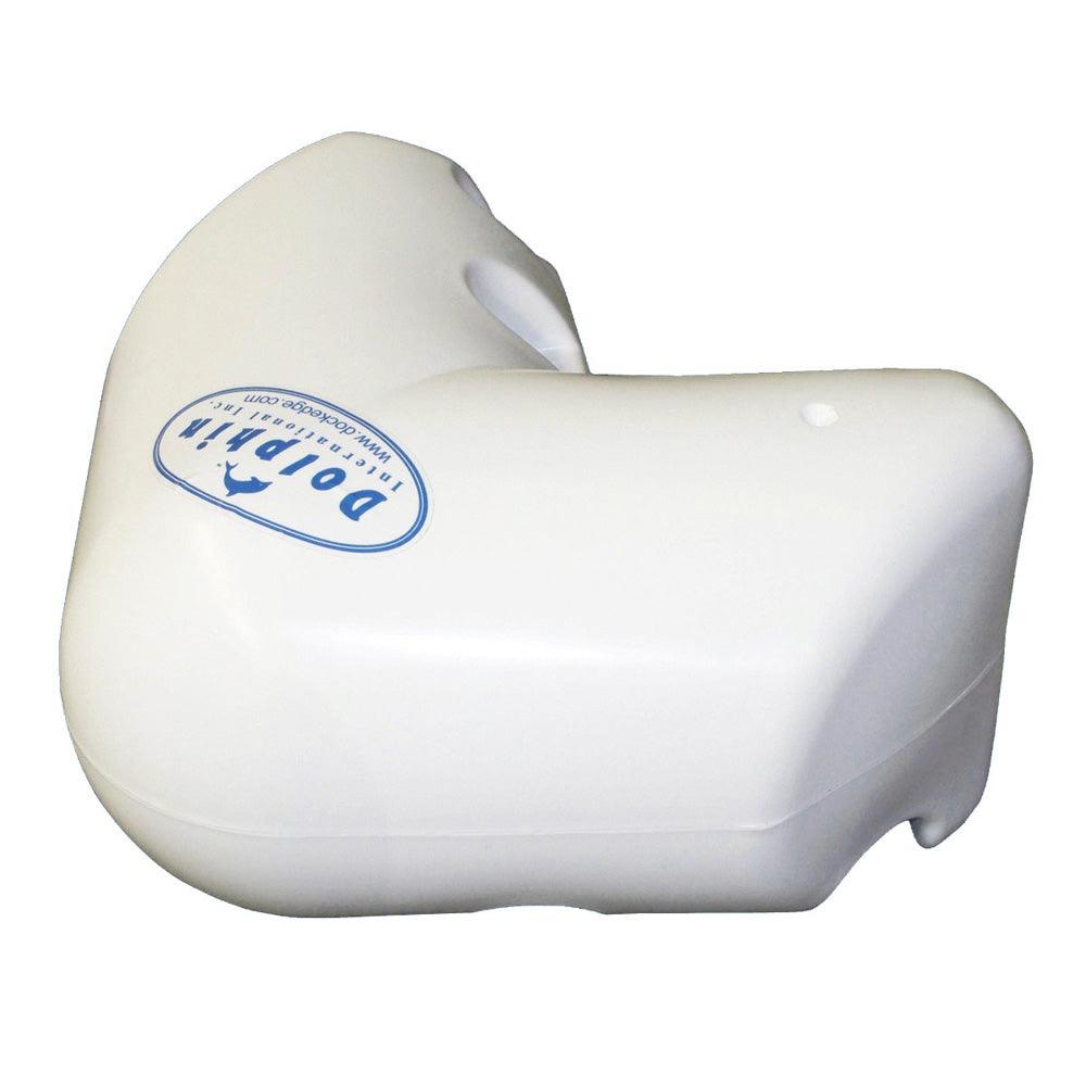 Dock Edge Dolphin Dockside Bumper 12 x 12 Corner - White - Boat Gear USA