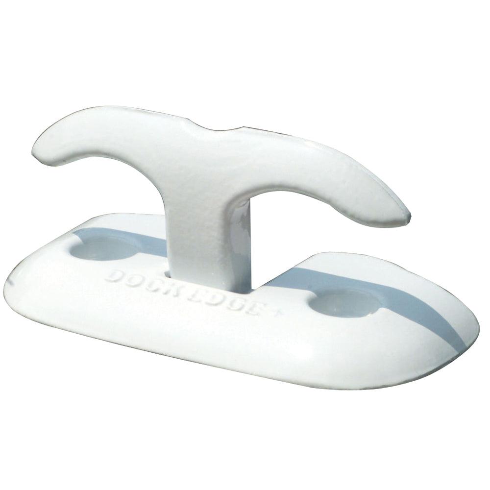 Dock Edge Flip Up Dock Cleat 6" White - Boat Gear USA