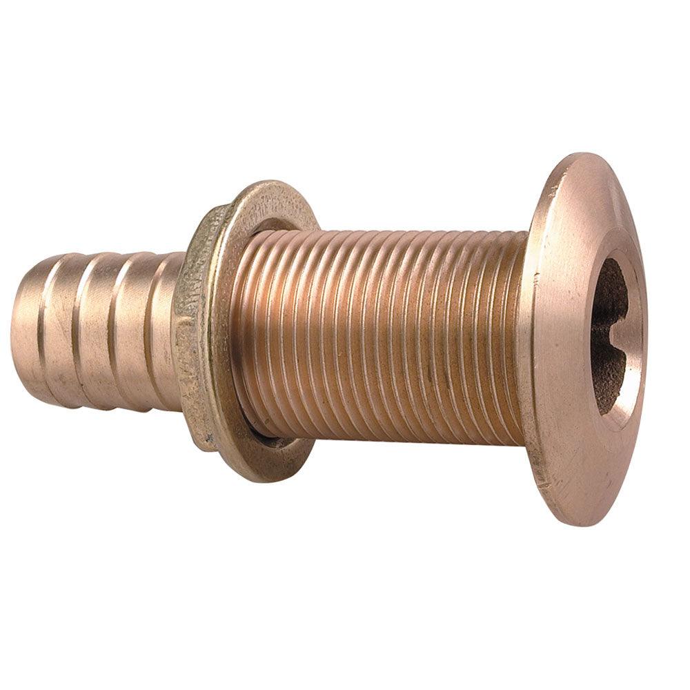 Perko 5/8" Thru-Hull Fitting f/ Hose Bronze MADE IN THE USA - Boat Gear USA