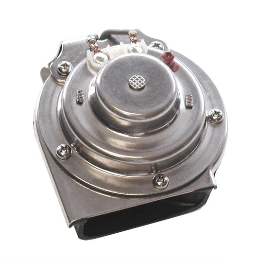 Schmitt Marine All-Stainless Mini Compact Single Hidden Horn - 12V - Boat Gear USA