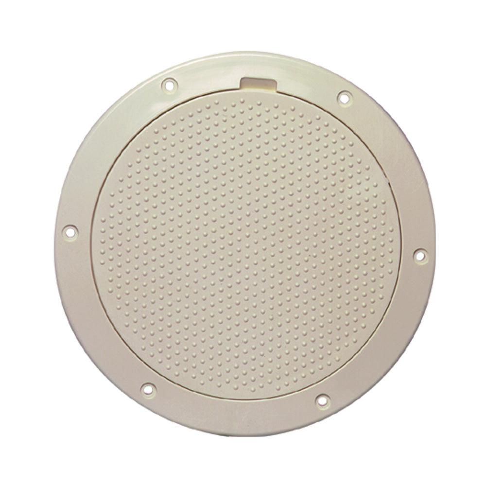 Beckson 6" Non-Skid Pry-Out Deck Plate - Beige - Boat Gear USA