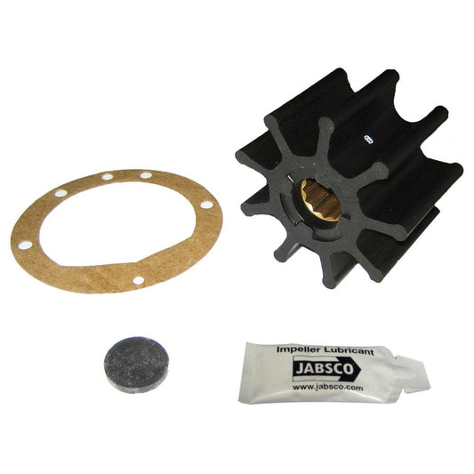 Jabsco Impeller Kit - 9 Blade - Nitrile - 3-3/4" Diameter x 2-1/2" W, 1" Shaft Diameter - Boat Gear USA