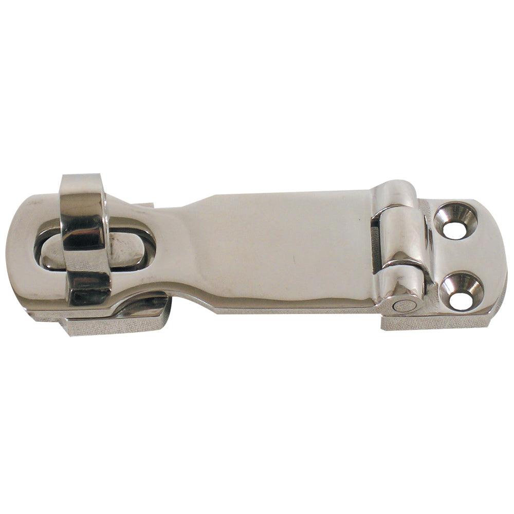 Whitecap 90° Mount Swivel Safety Hasp - 316 Stainless Steel - 3" x 1-1/8" - Boat Gear USA