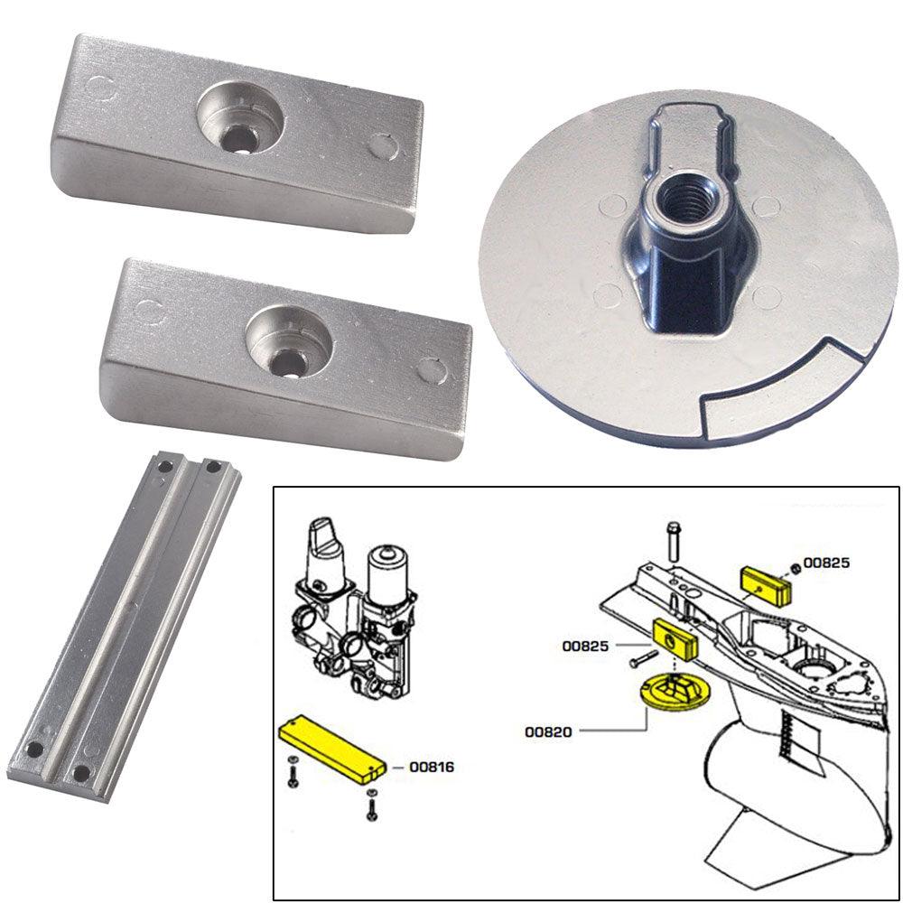 Tecnoseal Anode Kit w/Hardware - Mercury Verado 4 - Zinc - Boat Gear USA