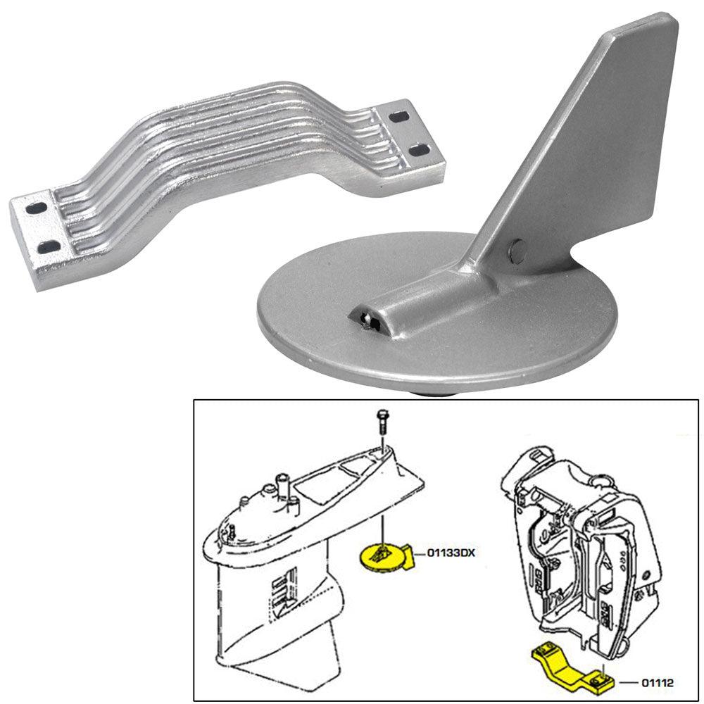 Tecnoseal Anode Kit w/Hardware - Yamaha 150-200HP - Zinc - Boat Gear USA