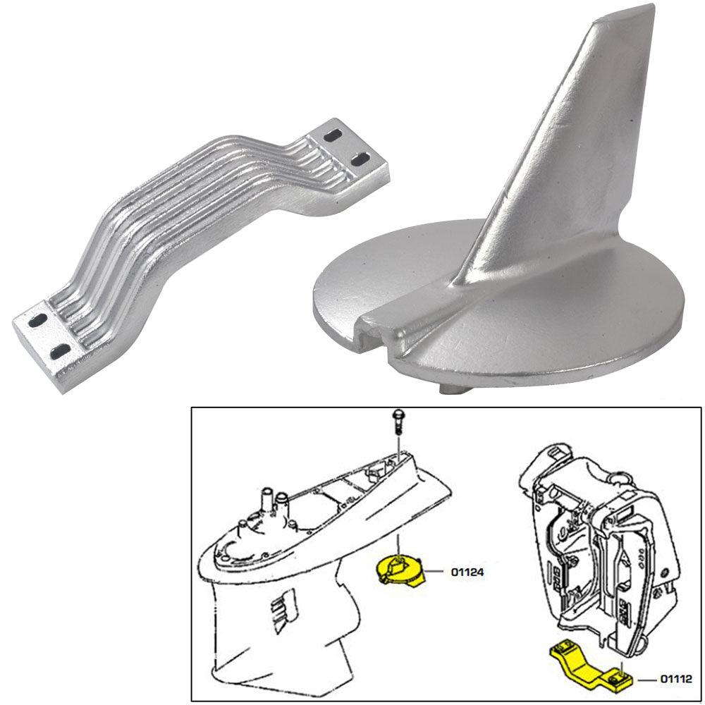 Tecnoseal Anode Kit w/Hardware - Yamaha 200-250HP - Aluminum - Boat Gear USA