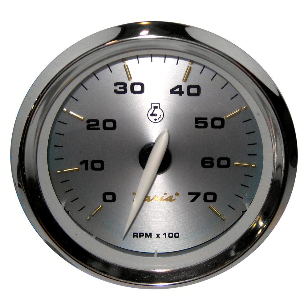 Faria Kronos 4" Tachometer - 7,000 RPM (Gas - All Outboards) - Boat Gear USA