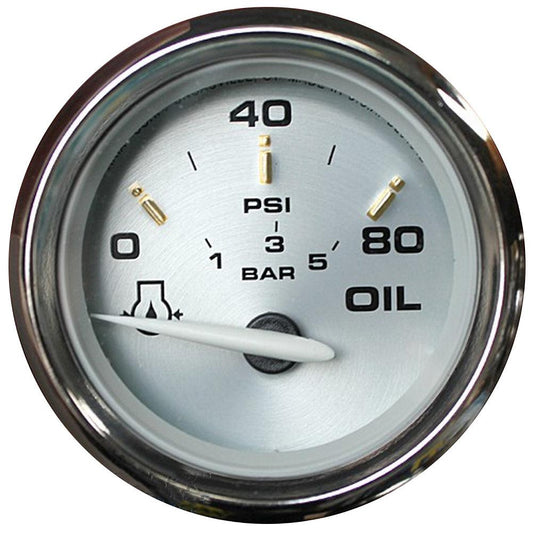 Faria Kronos 2" Oil Pressure Gauge - 80 PSI - Boat Gear USA