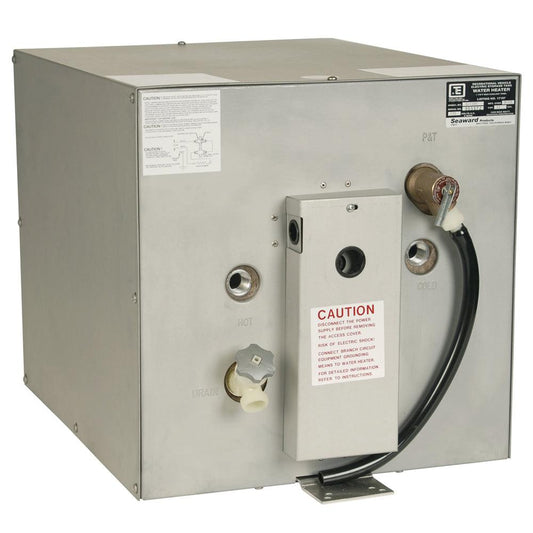 Whale Seaward 11 Gallon Hot Water Heater w/Rear Heat Exchanger - Galvanized Steel - 120V - 1500W - Boat Gear USA