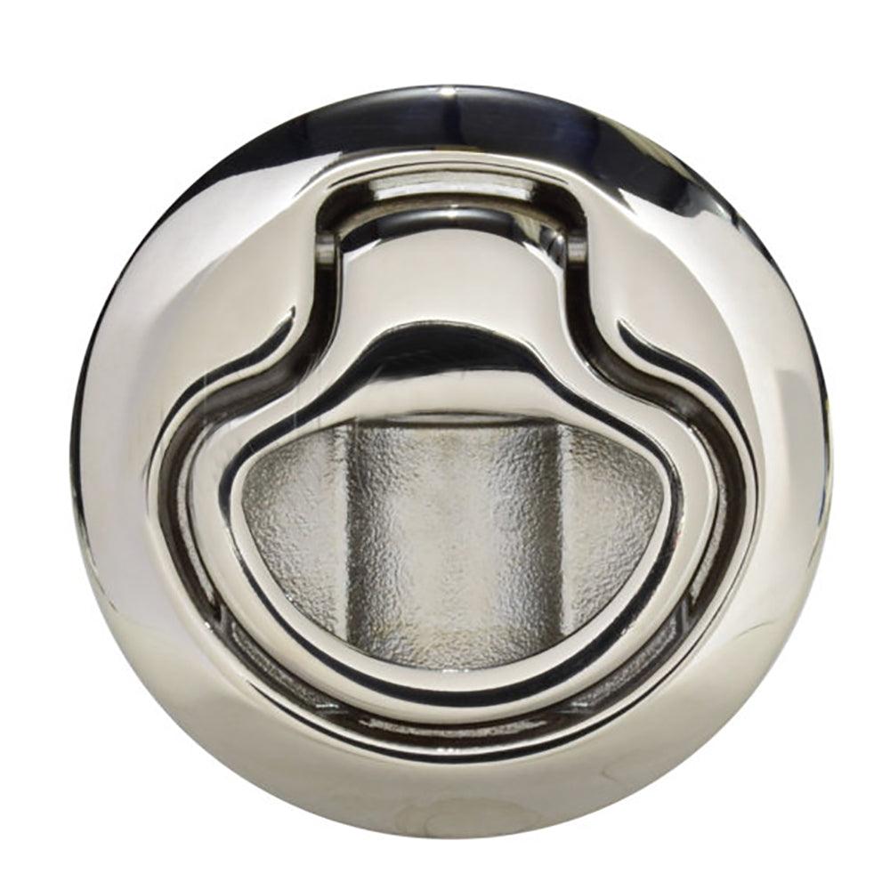 Southco Flush Pull Latch Pull to Open - Non-Locking - Polished Stainless Steel - Boat Gear USA