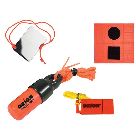 Orion Signaling Kit - Flag, Mirror, Dye Marker & Whistle - Boat Gear USA