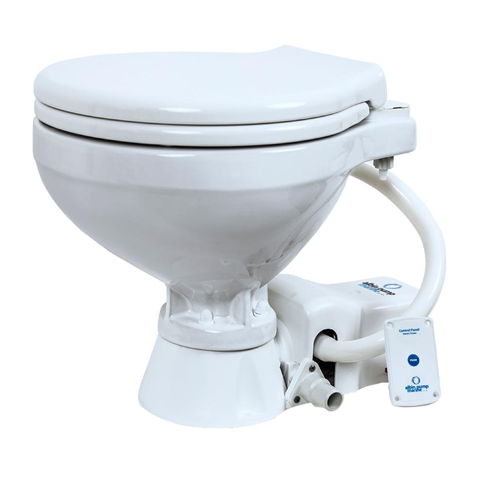 Albin Pump Marine Toilet Standard Electric EVO Compact - 12V - Boat Gear USA