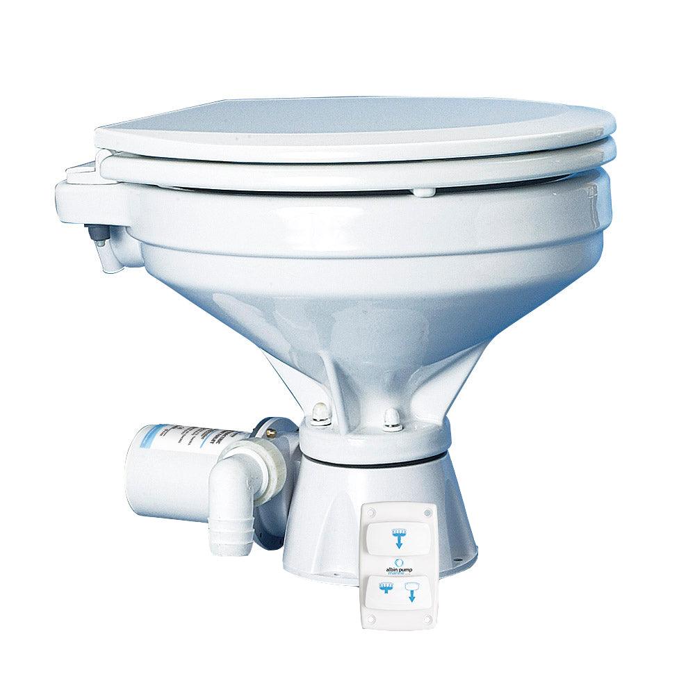 Albin Pump Marine Toilet Silent Electric Comfort - 24V - Boat Gear USA