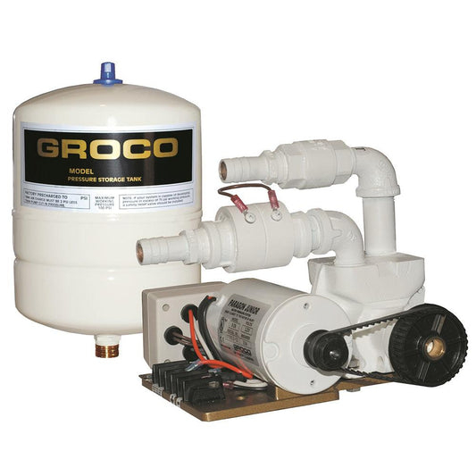 GROCO Paragon Junior 24v Water Pressure System - 1 Gal Tank - 7 GPM - Boat Gear USA