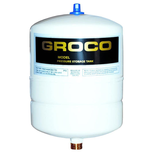 GROCO Pressure Storage Tank - 1.4 Gallon Drawdown - Boat Gear USA