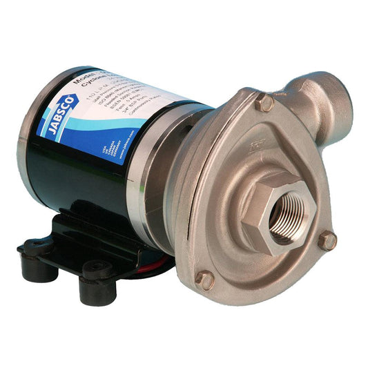 Jabsco Low Pressure Cyclone Centrifugal Pump - 24V - Boat Gear USA