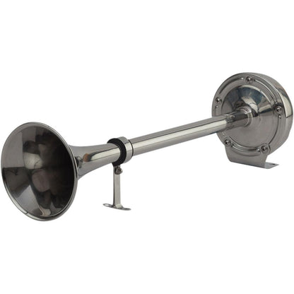 Sea-Dog MaxBlast Stainless Steel Trumpet 12V Horn - Single - Boat Gear USA