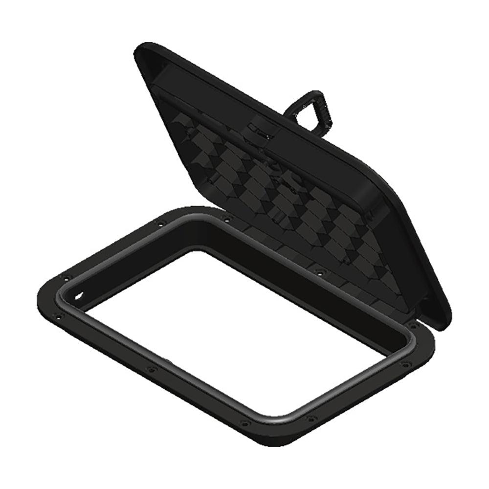 Sea-Dog Triple Lock Rectangular Marine Hatch - 10" x 14" - Black - Boat Gear USA