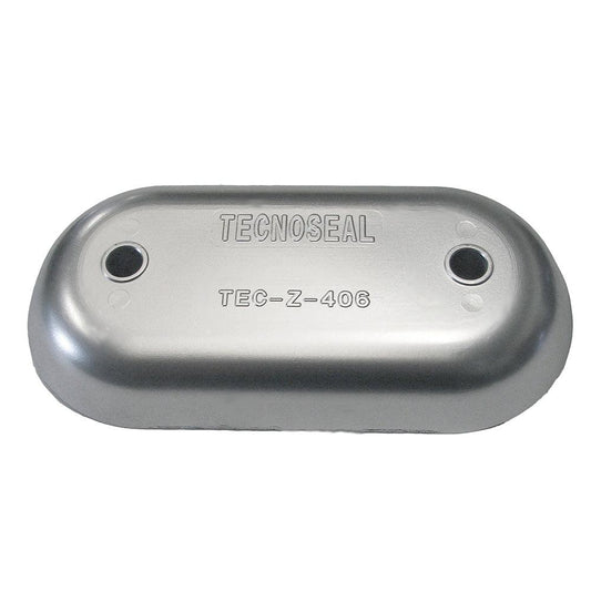 Tecnoseal Magnesium Hull Plate Anode 8-3/8" x 4-1/32" x 1-1/16" - Boat Gear USA