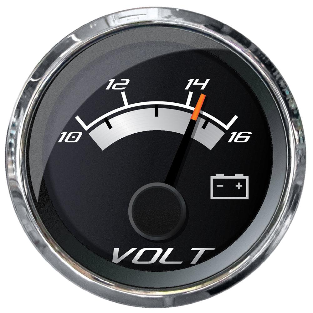 Faria Platinum 2" Voltmeter (10-16 VDC) - Boat Gear USA