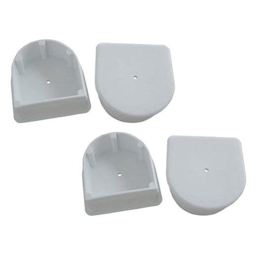 Dock Edge Small End Plug - White *4-Pack - Boat Gear USA