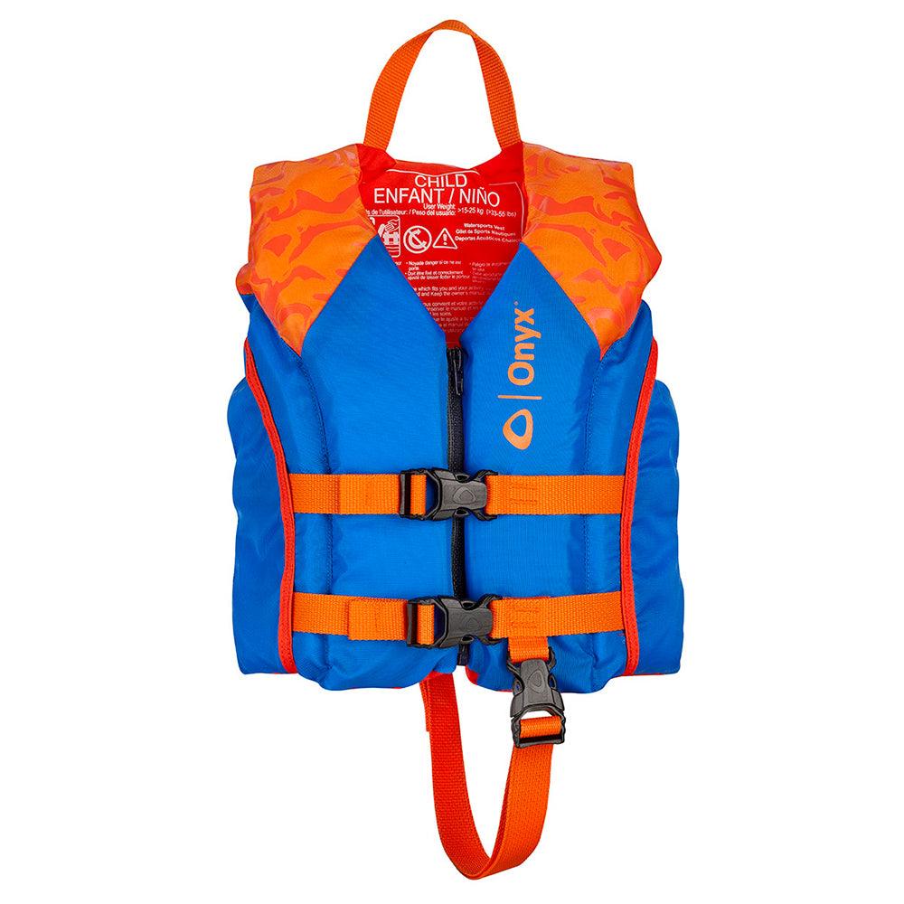 Onyx Shoal All Adventure Child Paddle & Water Sports Life Jacket - Orange - Boat Gear USA