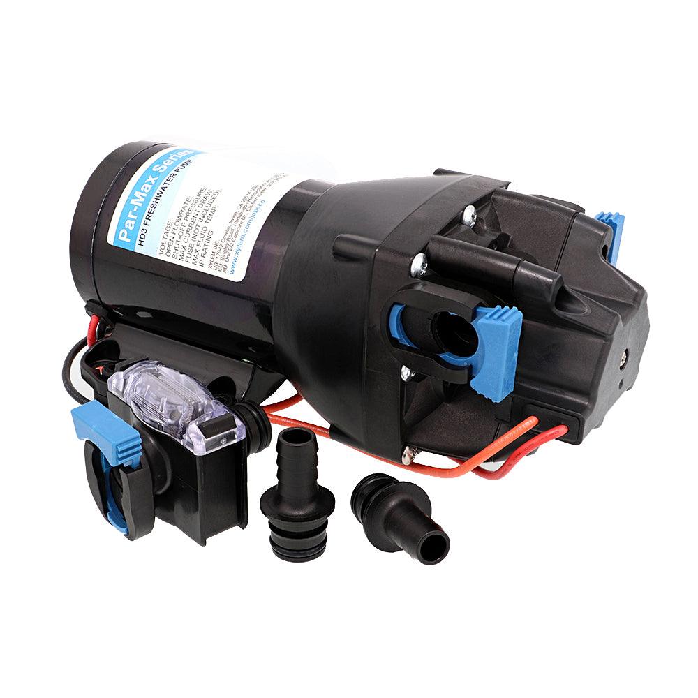 Jabsco Par-Max HD3 Heavy Duty Water Pressure Pump - 12V - 3 GPM - 40 PSI - Boat Gear USA