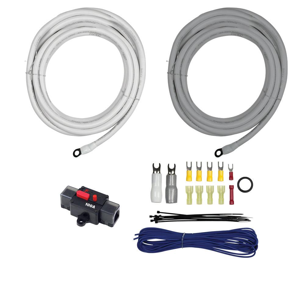 T-Spec V10-1041 4 Gauge Amp Wiring Kit - 10' (3.05 M) - Boat Gear USA