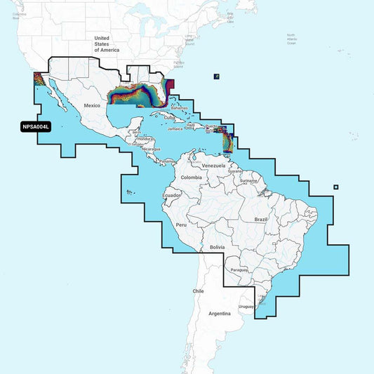 Navionics Platinum+ NPSA004L - Mexico, Caribbean to Brazil - Boat Gear USA