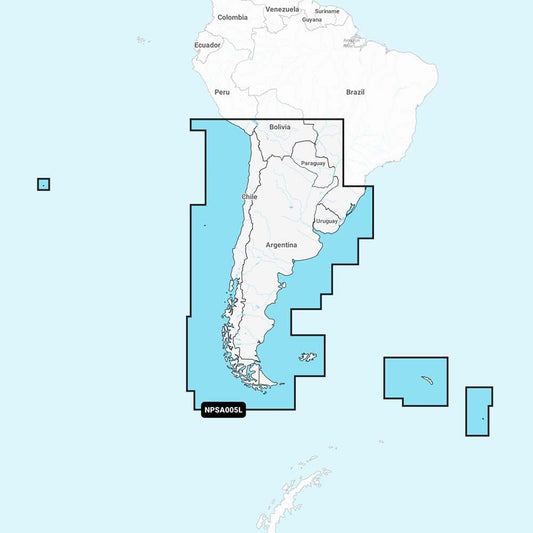 Navionics Platinum+ NPSA005L - Chile, Argentina & Easter Island - Boat Gear USA