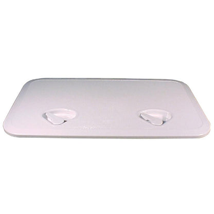 Beckson 14" x 24" Flush Hatch White - ASA Material - Acrylonitrile Styrene Acrylate - Boat Gear USA