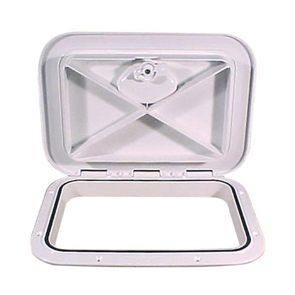 Beckson 11" x 15" Flush Hatch White - ASA Material - Acrylonitrile Styrene Acrylate - Boat Gear USA