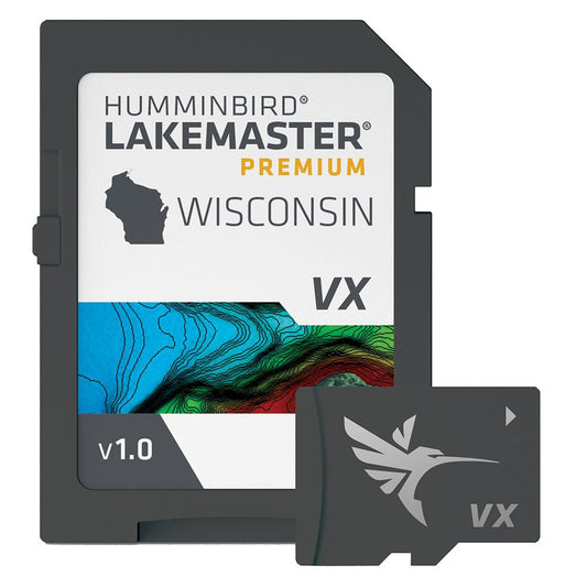 Humminbird LakeMaster® VX Premium - Wisconsin - Boat Gear USA