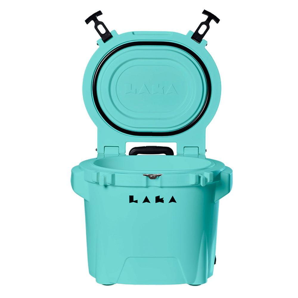 LAKA Coolers 30 Qt Cooler w/Telescoping Handle & Wheels - Seafoam - Boat Gear USA