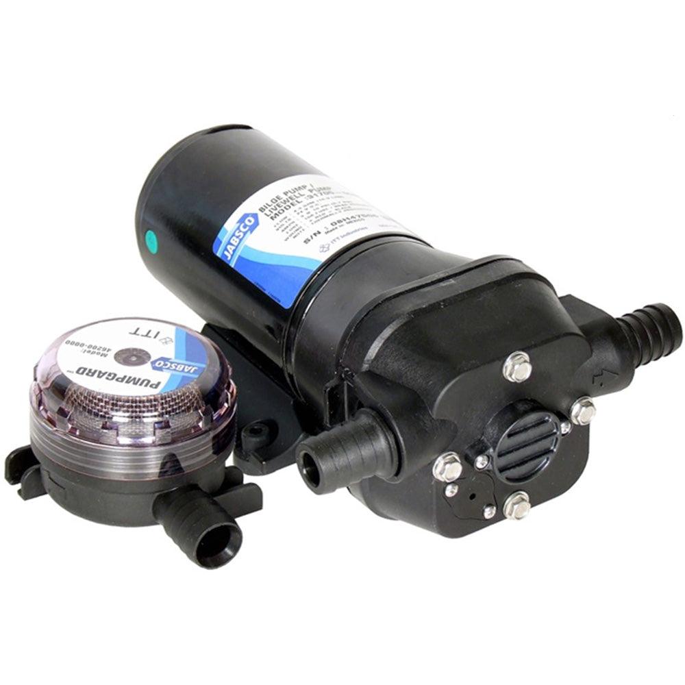 Jabsco Par-Max 4 Bilge/Shower Diaphragm Pump - 4.3GPM - 24V - Boat Gear USA