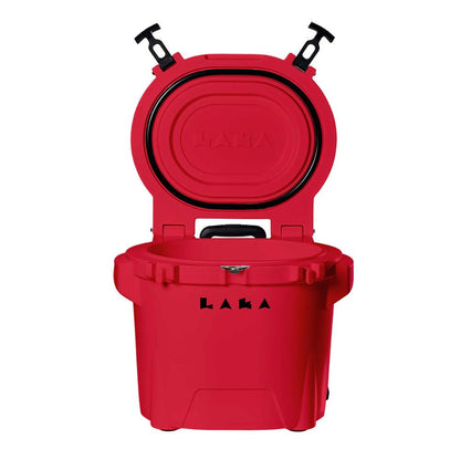 LAKA Coolers 30 Qt Cooler w/Telescoping Handle & Wheels - Red - Boat Gear USA