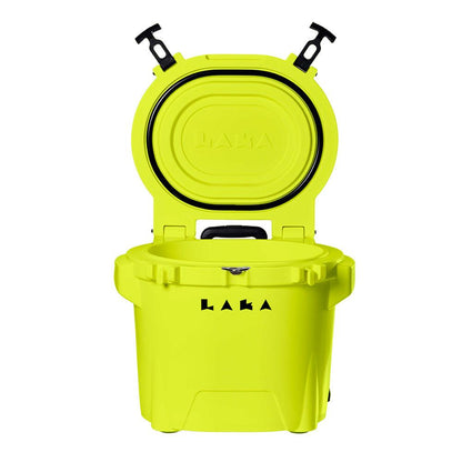 LAKA Coolers 30 Qt Cooler w/Telescoping Handle & Wheels - Yellow - Boat Gear USA