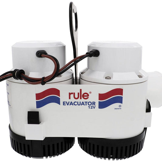 Rule 7700D GPH Evacuator Pump - 12V - Boat Gear USA